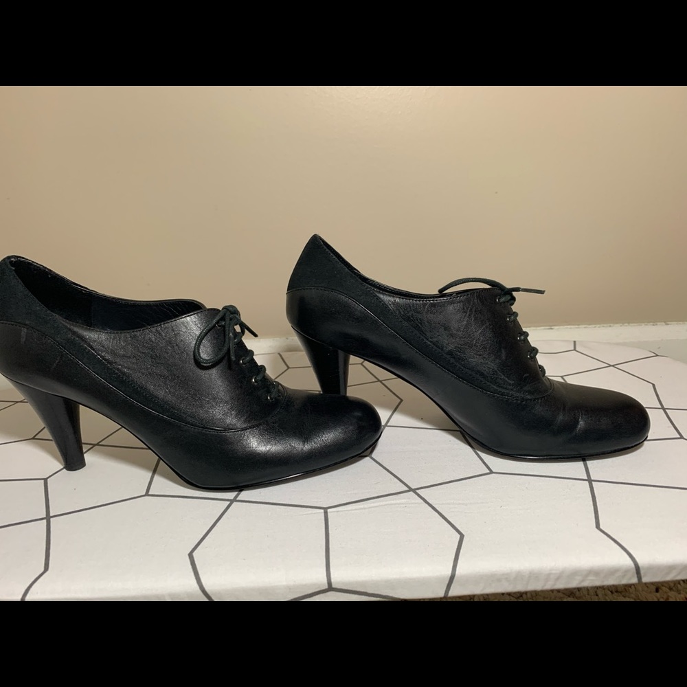 Tahari Marley lace up booties